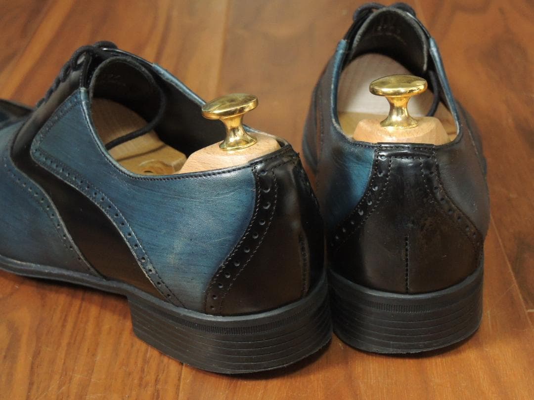 ★極上美品　ランバン コレクション　25㎝　落感あふれるコンビオックスフォード