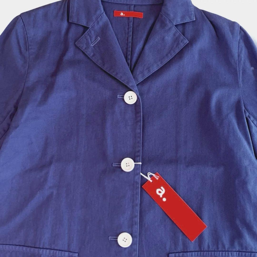 新品タグ付き✨エードット✨ワークコート　製品染め　ネイビー　紺色　大橋歩