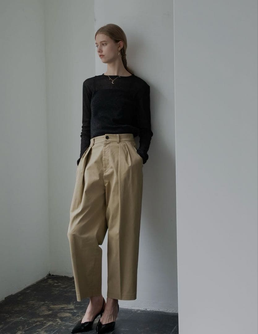 新品trefleplus ラメシアーカットソー