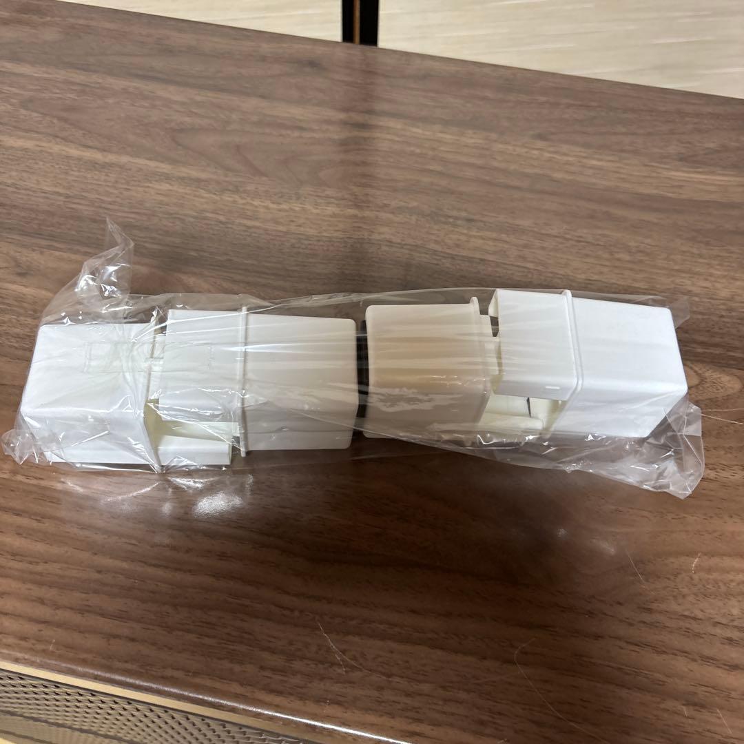 送料込ニトリフィッツプラスメッシュダークブラウン ホワイト 5段チェスト