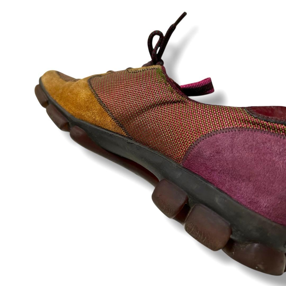 MiuMiu archive 00s メッシュ スエード Y2K テック ソール