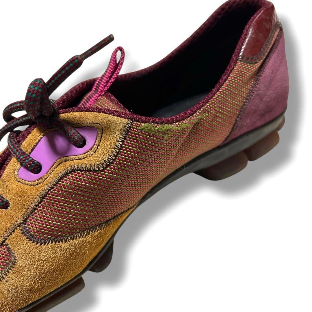 MiuMiu archive 00s メッシュ スエード Y2K テック ソール