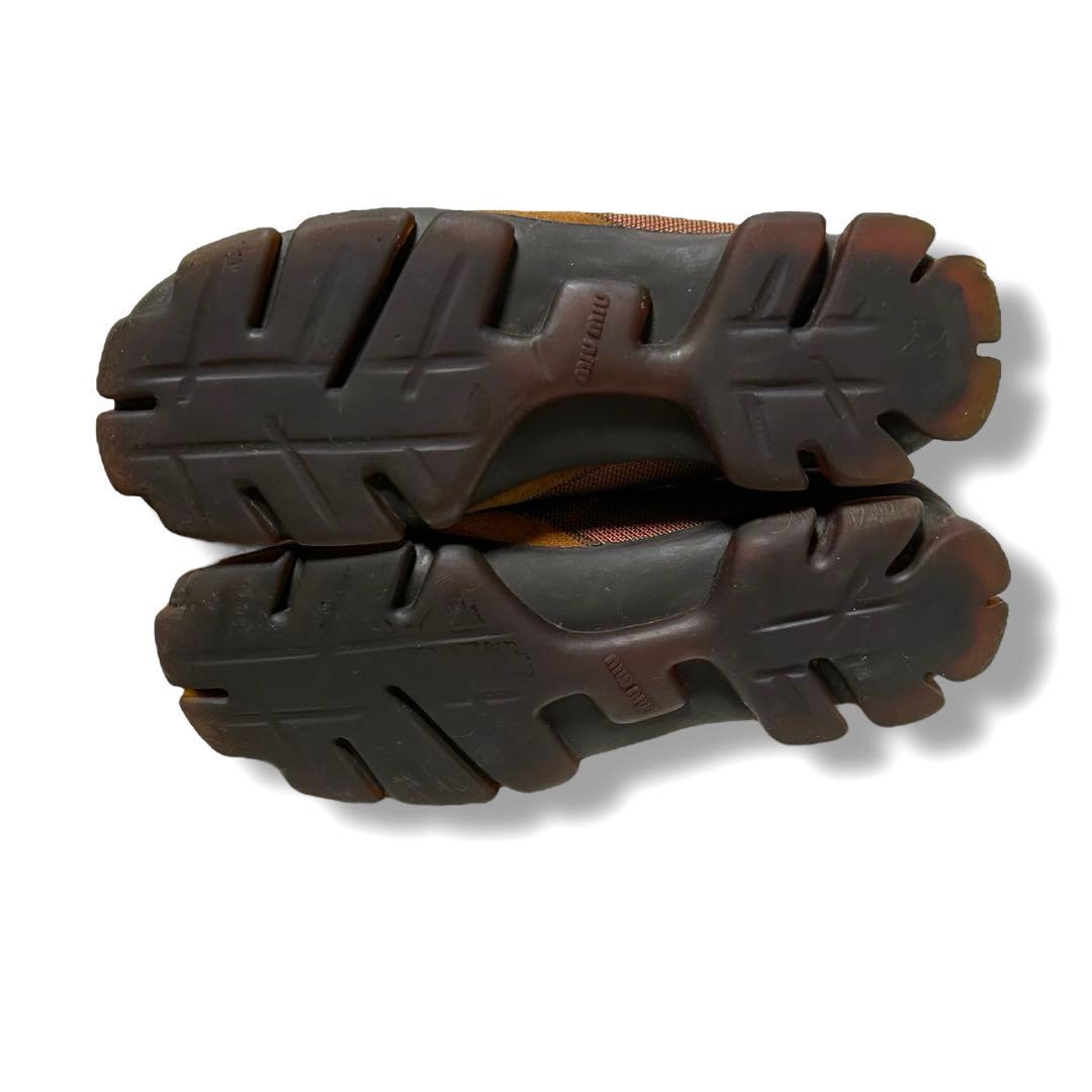 MiuMiu archive 00s メッシュ スエード Y2K テック ソール