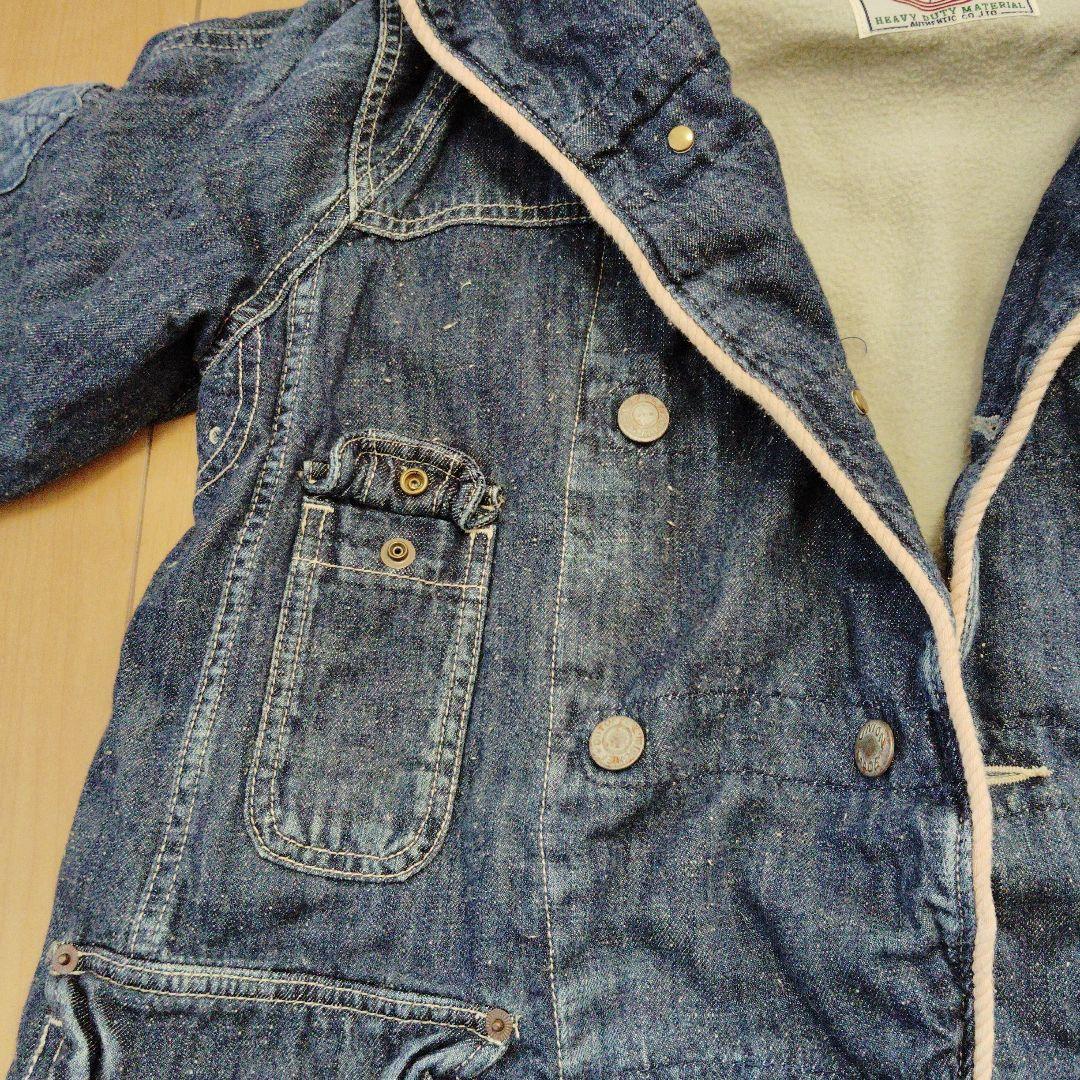 新品タグ無し未使用　CUBE SUGAR 　デニムジャケット フード付き