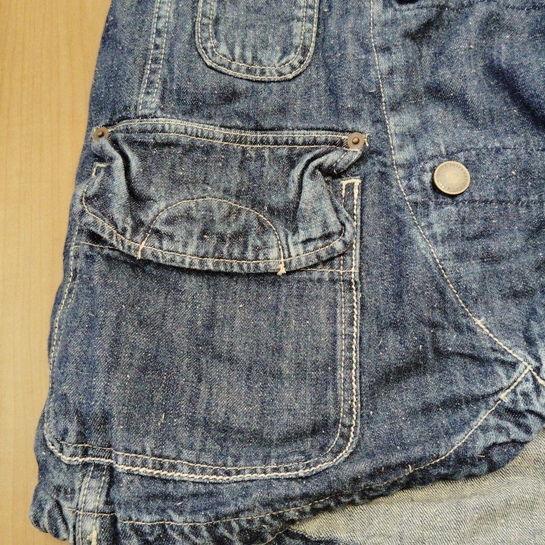 新品タグ無し未使用　CUBE SUGAR 　デニムジャケット フード付き