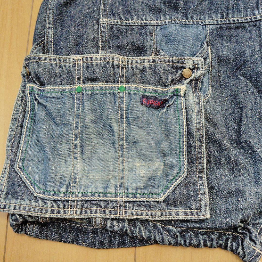 新品タグ無し未使用　CUBE SUGAR 　デニムジャケット フード付き