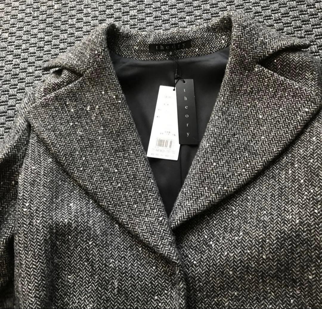 さとみさん専用Theory セオリーラメ入りロングコート