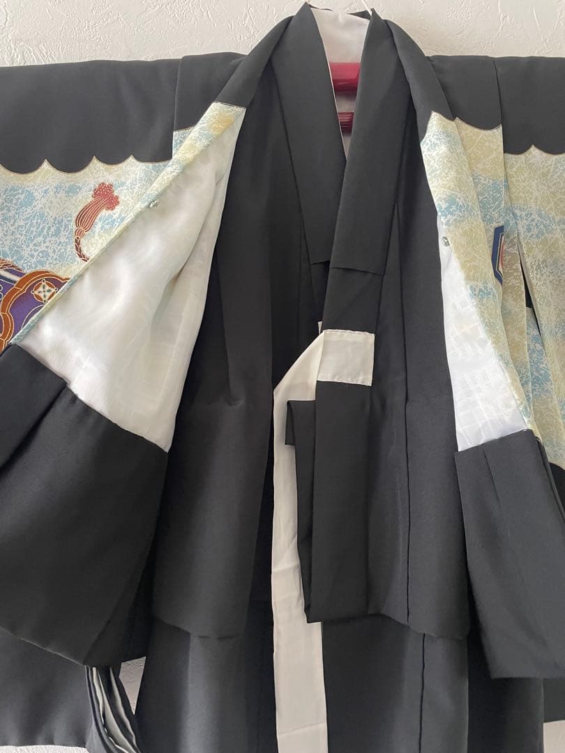 七五三　3歳　4歳　男の子　袴　羽織コーデ