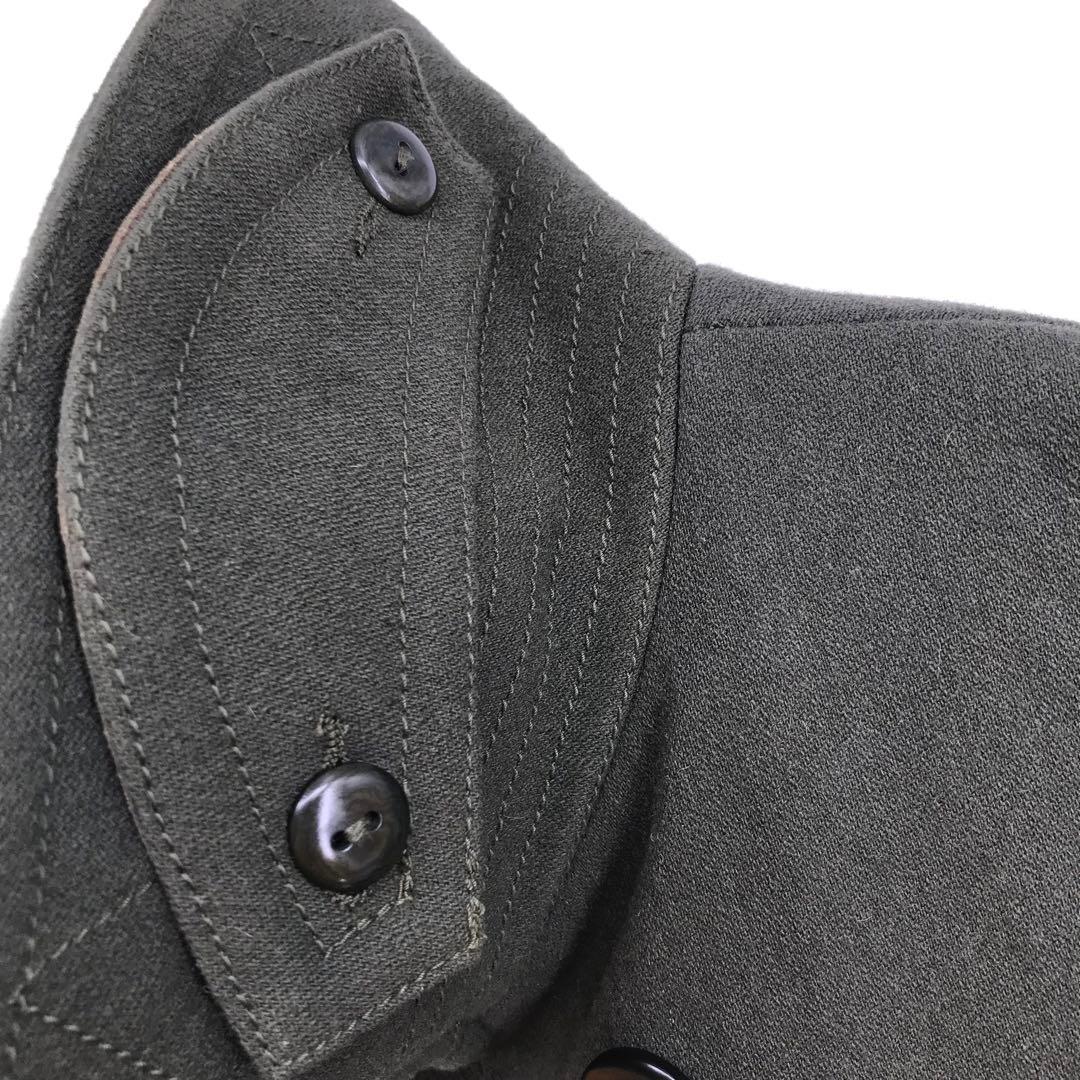 ナイジェルケーボン　ピーコート　52 カーキ　牛革