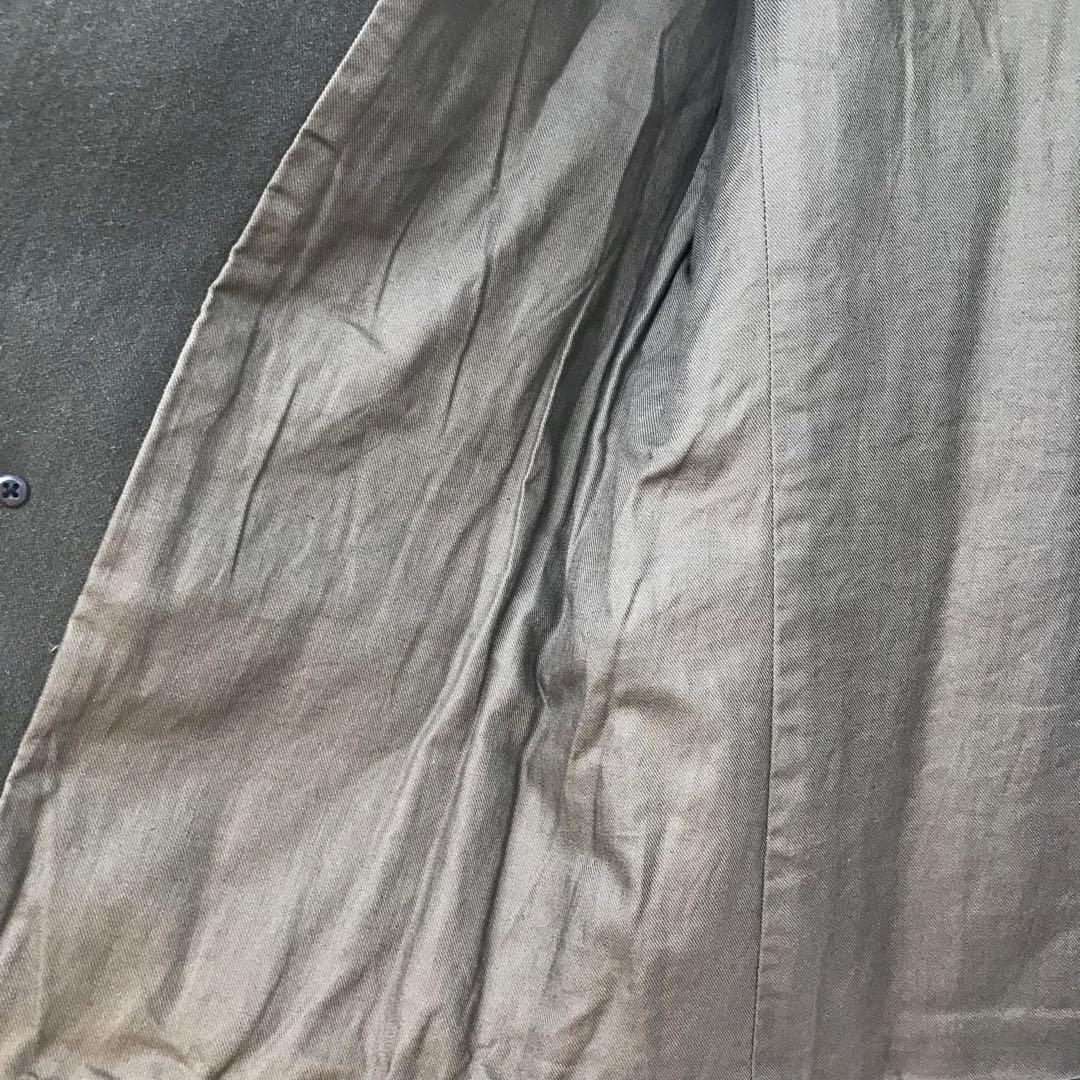 ナイジェルケーボン　ピーコート　52 カーキ　牛革