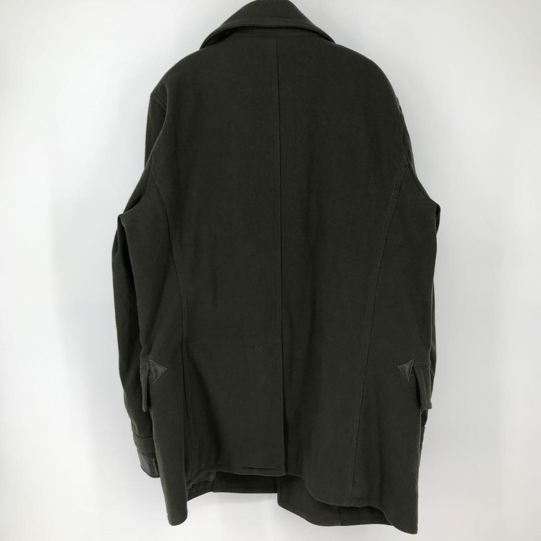 ナイジェルケーボン　ピーコート　52 カーキ　牛革