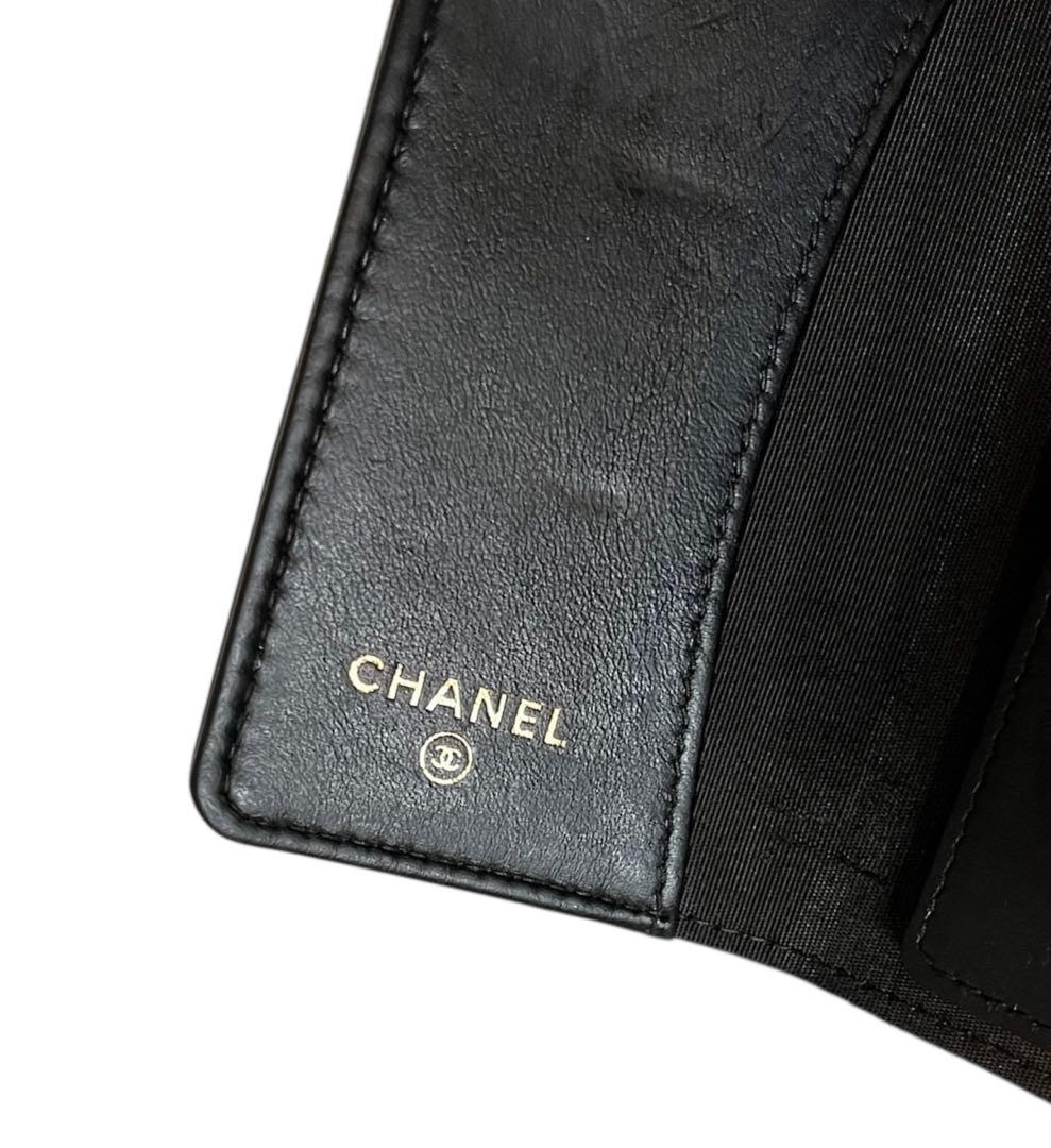 CHANEL レザー　4連　キーケース　カードケース　ゴールド金具　本革　綺麗
