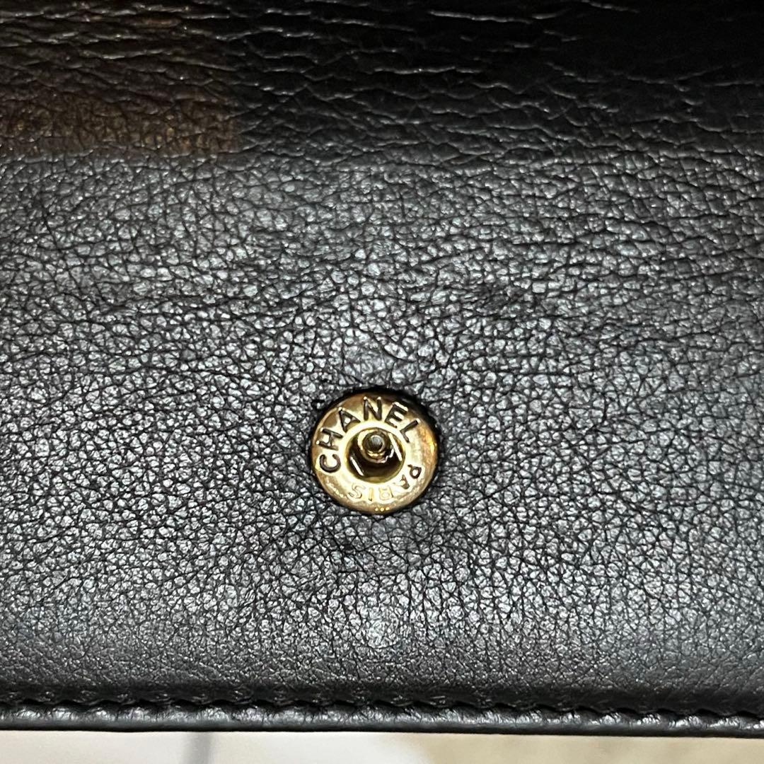 CHANEL レザー　4連　キーケース　カードケース　ゴールド金具　本革　綺麗