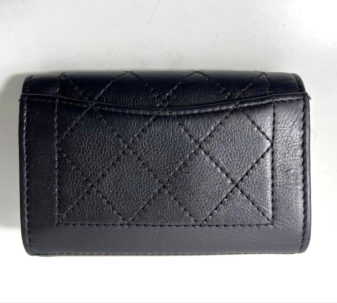 CHANEL レザー　4連　キーケース　カードケース　ゴールド金具　本革　綺麗