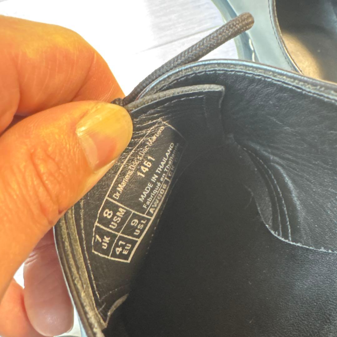 【美品】Dr.Martens 3ホール ホワイトステッチ UK7 26cm