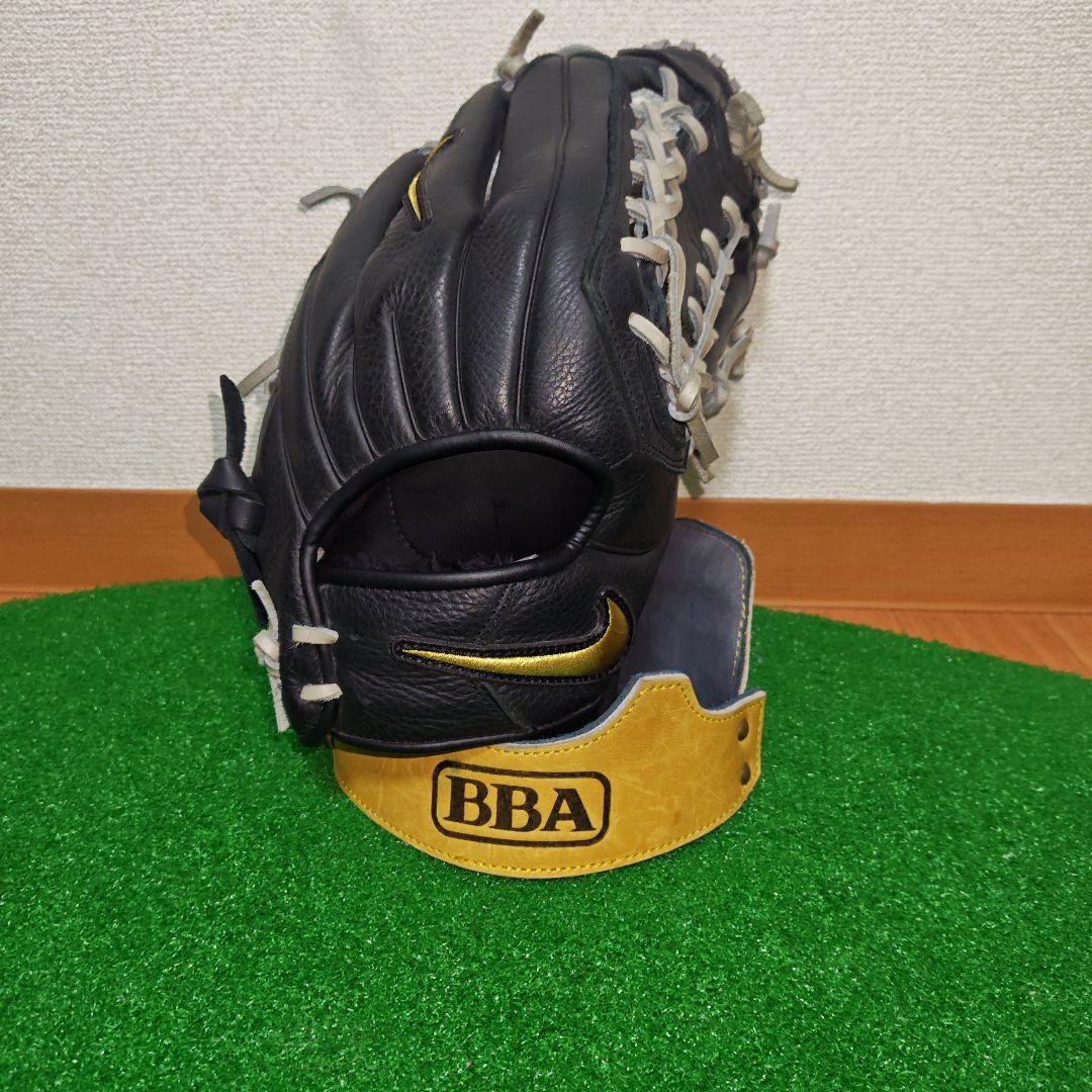 ナイキ アルファ ハラチ エッジ 軟式 外野手用 グローブ 野球 逆スウォッシュ