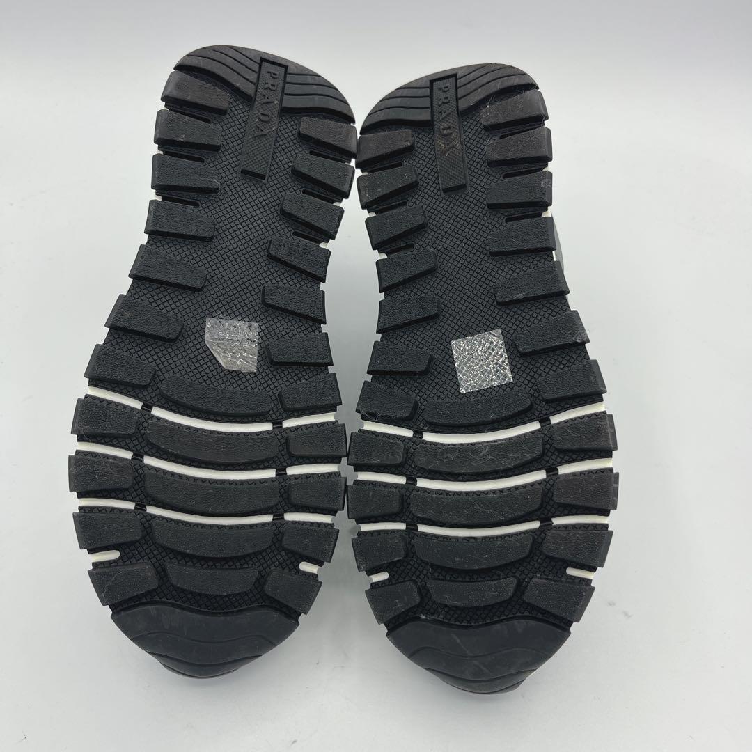 極美品　PRADA グレー　ナイロン スニーカー　36