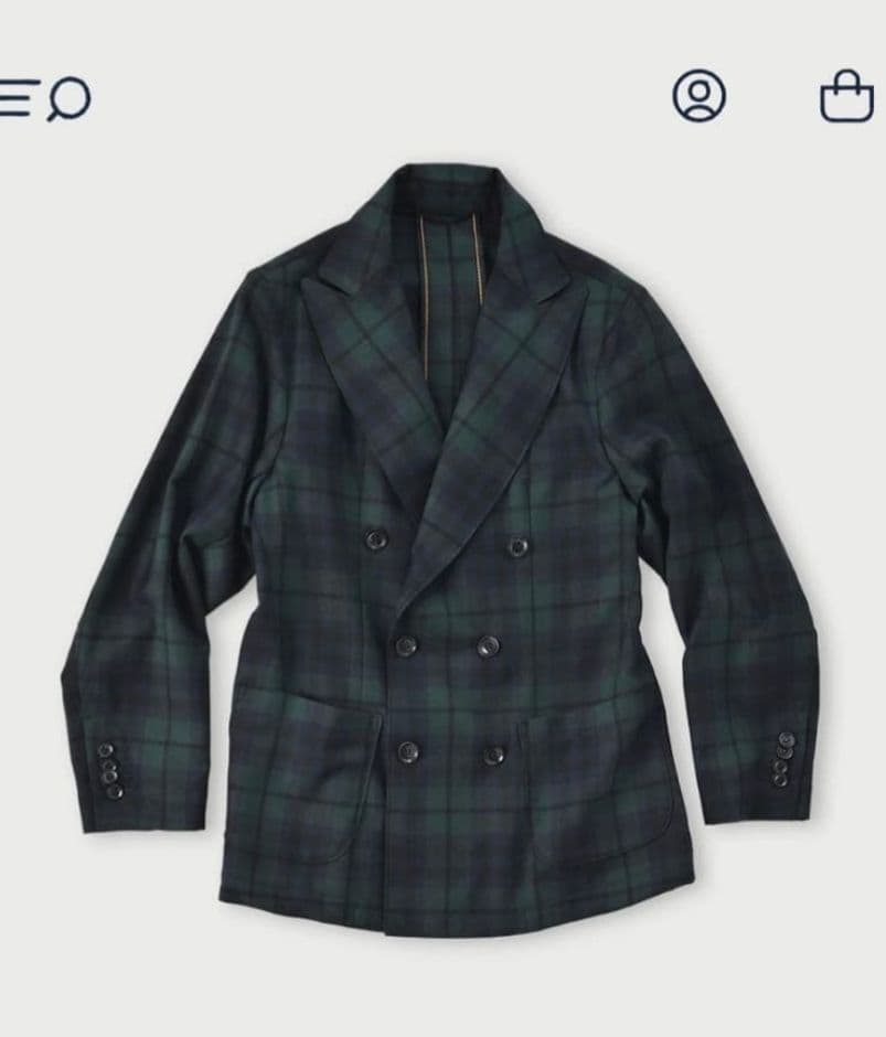 45R 梳毛WOOLのレディースジャケット