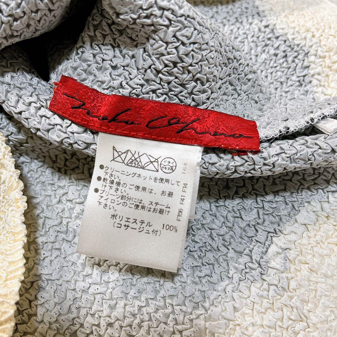 【極美品】ノコオーノ ジャケット 40 ブラック アイボリー パール フラワー