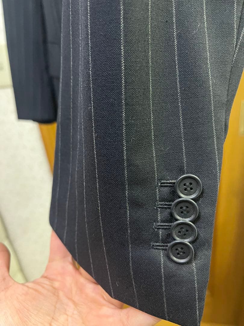 リングジャケット　ストライプスーツ サイズ44