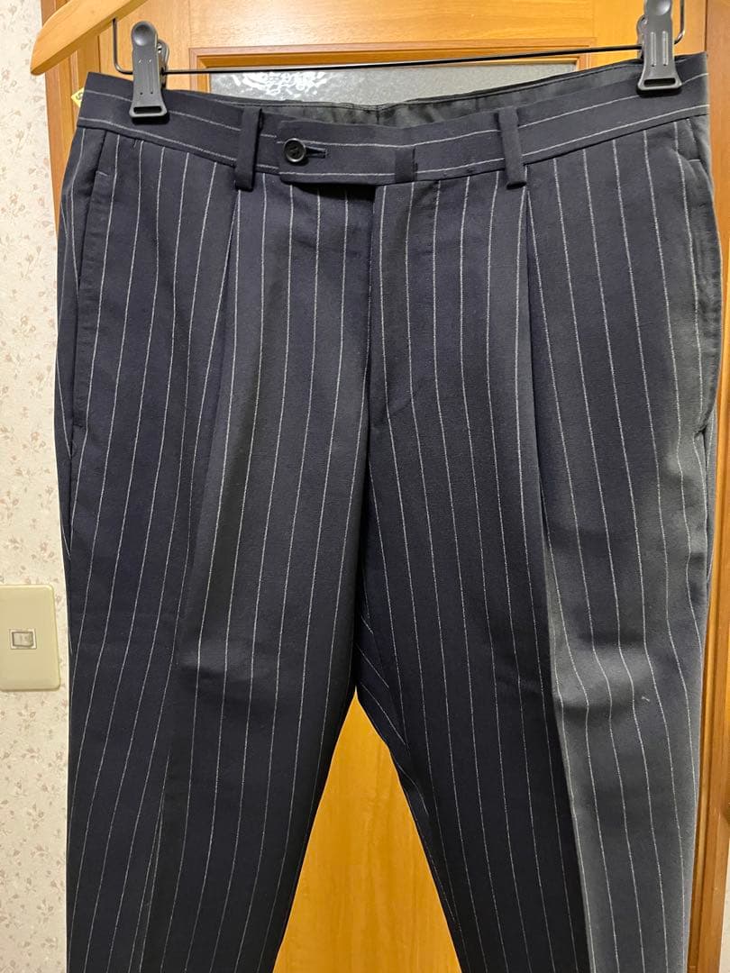 リングジャケット　ストライプスーツ サイズ44