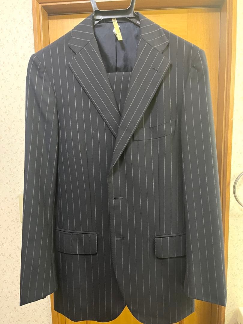 リングジャケット　ストライプスーツ サイズ44
