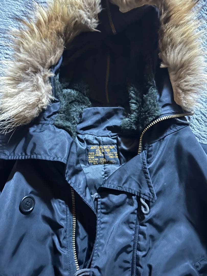 N-2Bミリタリージャケット 黒 y2k 短丈 Mサイズ