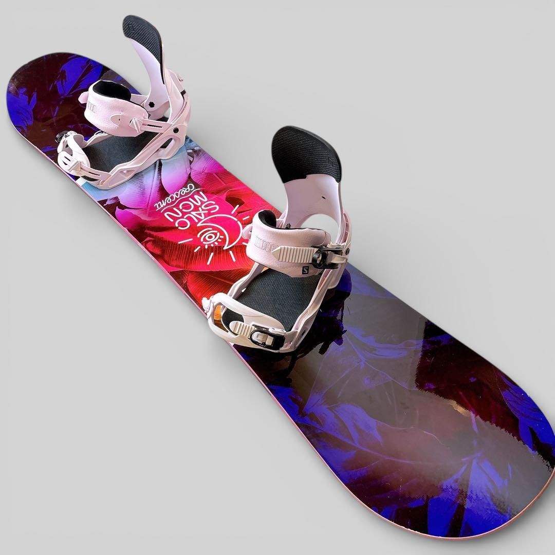 【極美品】 サロモン レディース スノーボードセット 143cm 3点セット