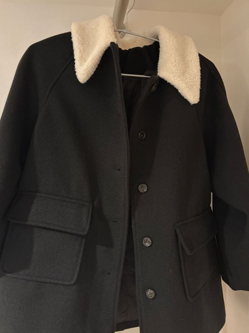 ボアカラーミドルコート　callautia S