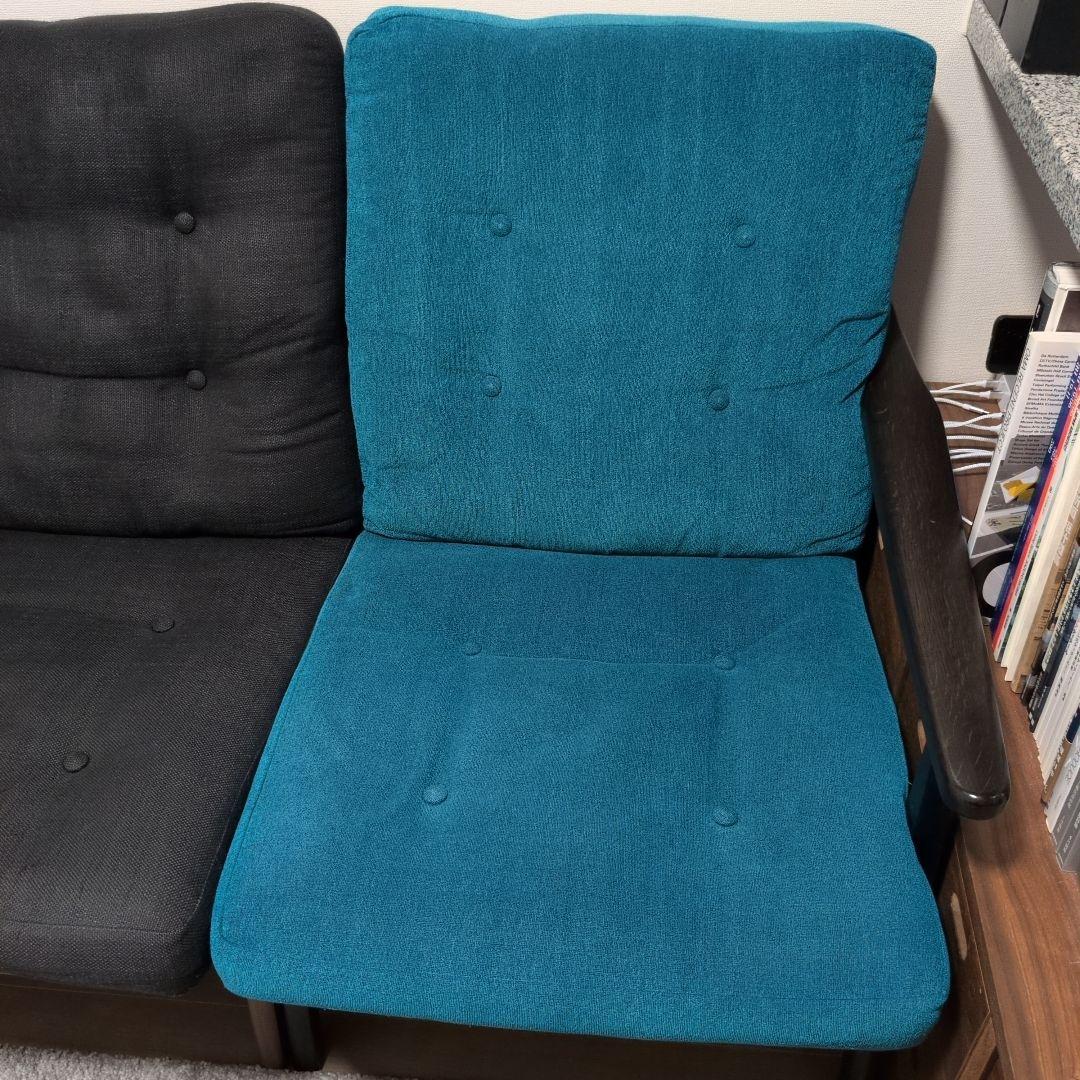 SanGuri：マルニ60フレームチェア・3シータ・クッション有ハイバック