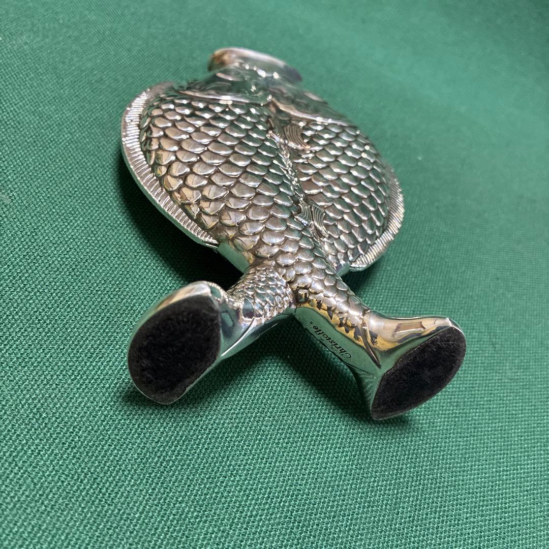 クリストフル　花瓶　two fish vase　魚　銀製品