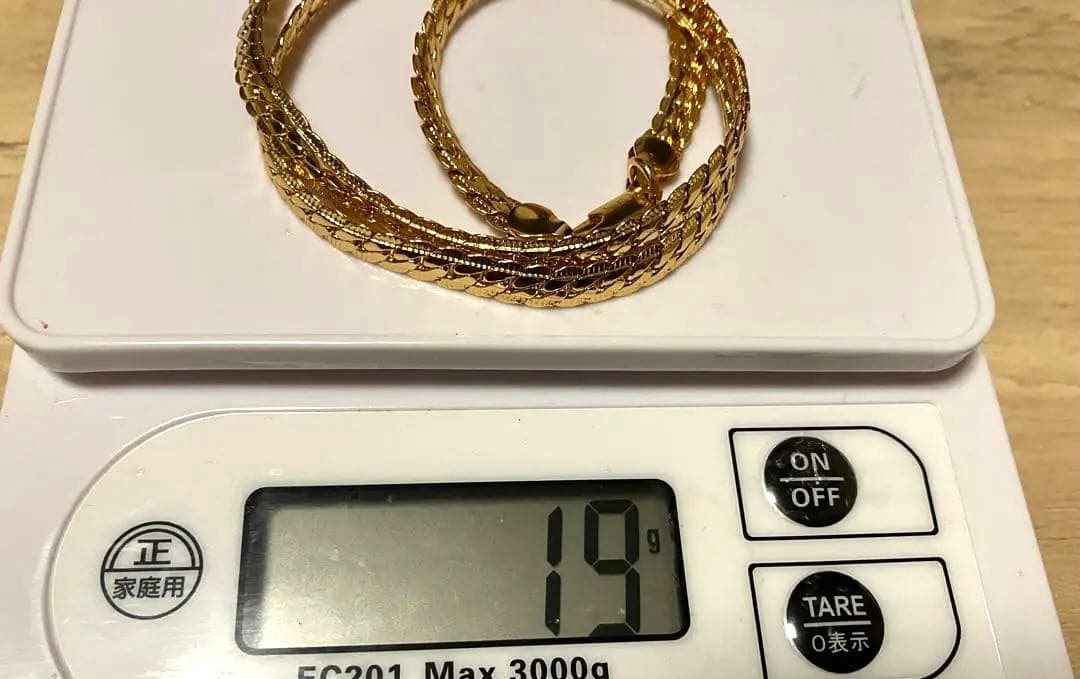 ゴールドネックレス2点 遺品整理 まとめ売り