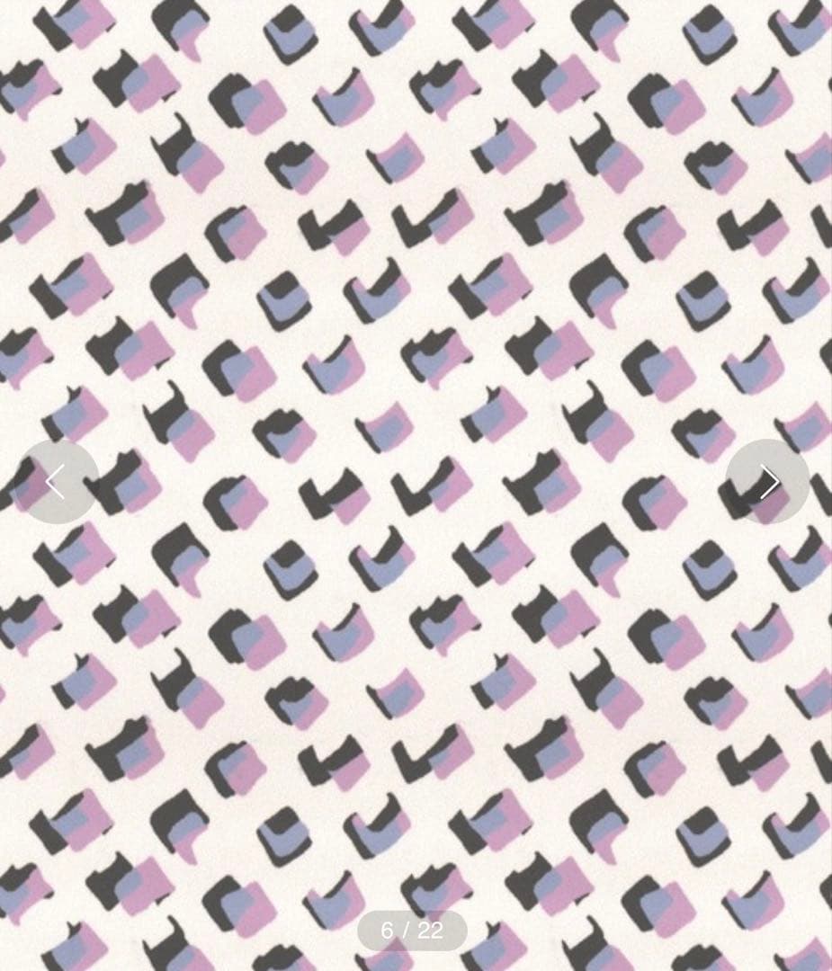 ⭐︎美品⭐︎ ジオメトリックプリント長袖ワンピース