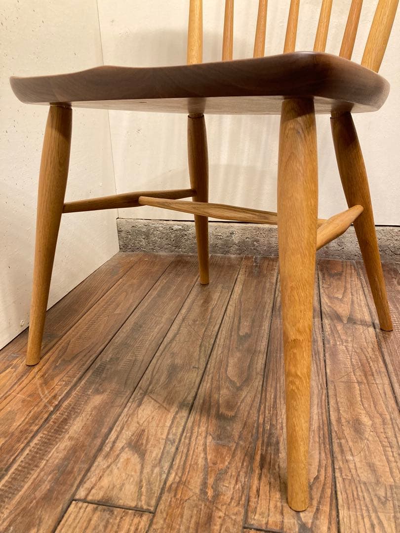 柏木工 SC4K ウォールナット×オーク オイル仕上げ ウィンザーチェア B