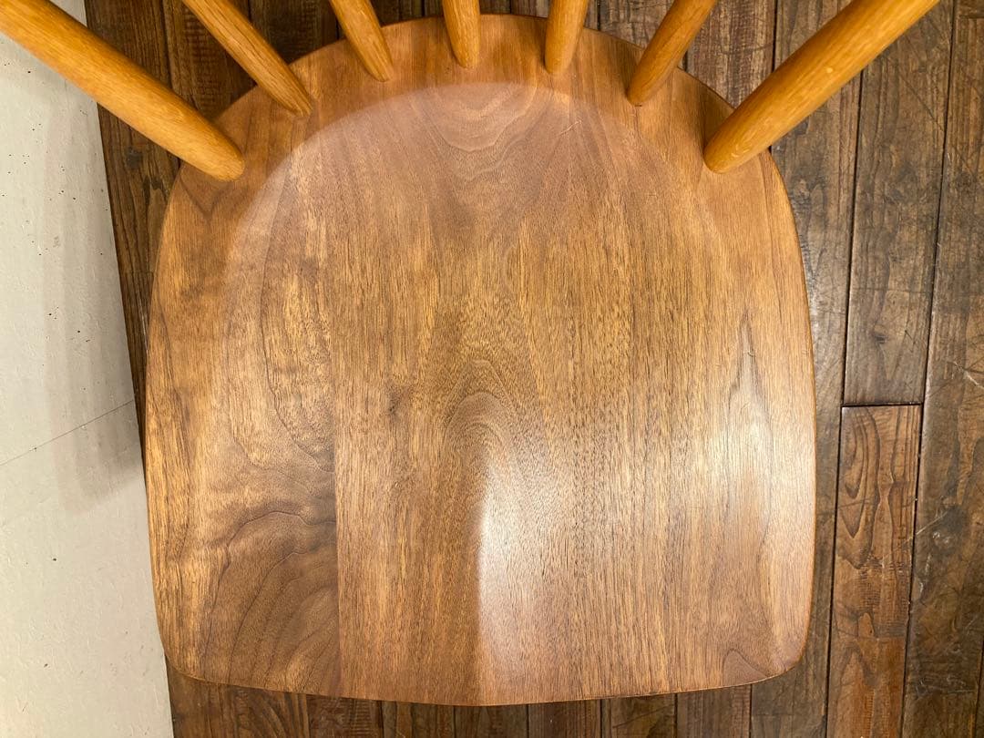 柏木工 SC4K ウォールナット×オーク オイル仕上げ ウィンザーチェア B