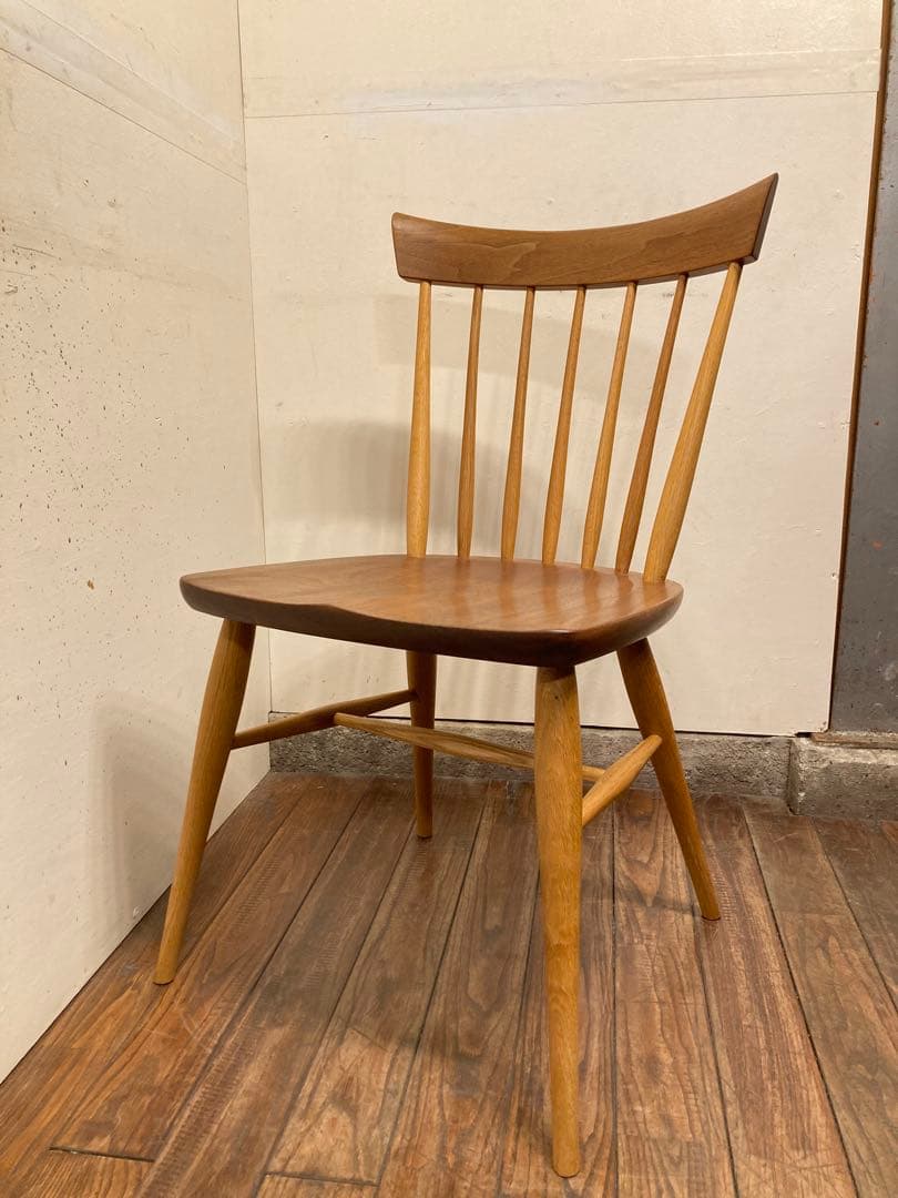 柏木工 SC4K ウォールナット×オーク オイル仕上げ ウィンザーチェア B