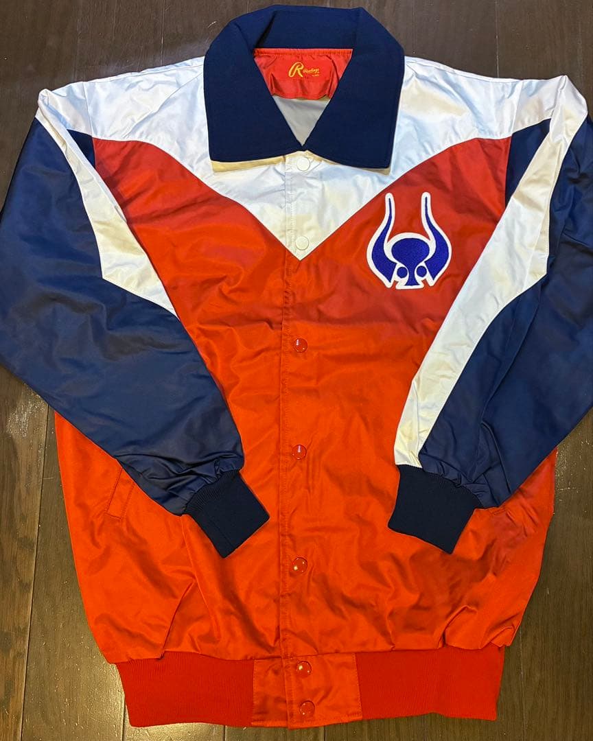 近鉄バファローズ　グランドコート　選手用 本物のスタジャン