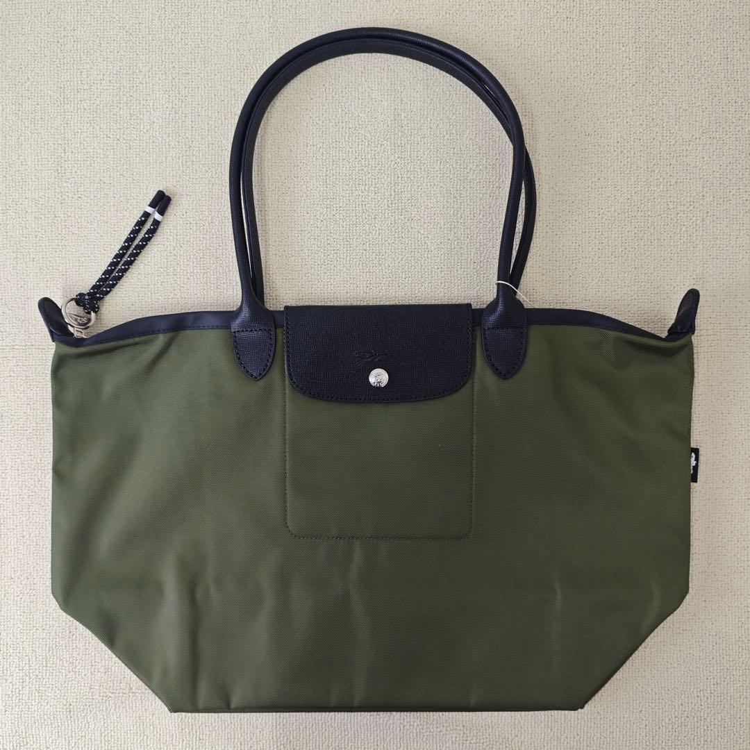 新品LONGCHAMPロンシャン プリアージュトートバッグ 人気 Mりょくしょく