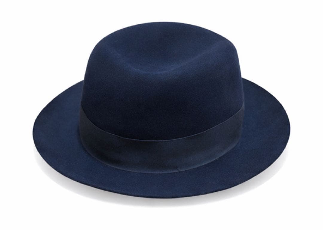 STETSON フェドラハット 紺色　 57 中折れ帽 ステットソン