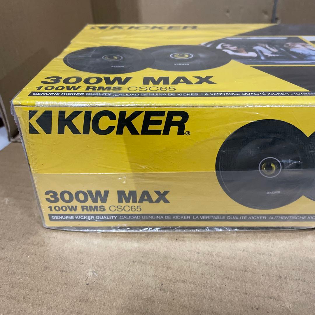 Kicker CSC65 6.5インチ コアキシャルカーオーディオスピーカー