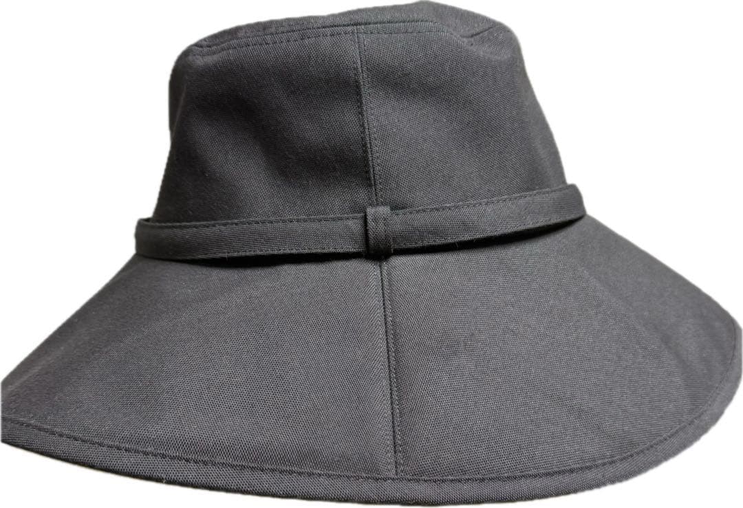 used 訳あり　サンバリア100 ウィンドハット ブラック L 黒　遮光　帽子