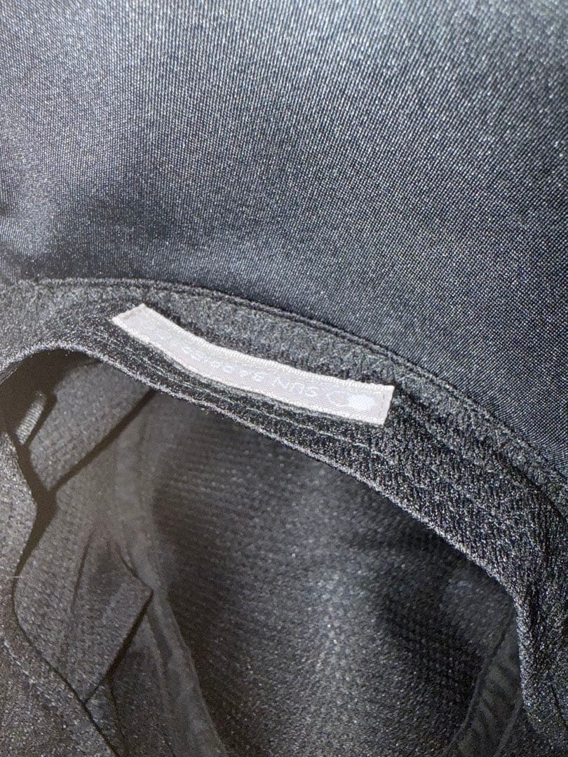 used 訳あり　サンバリア100 ウィンドハット ブラック L 黒　遮光　帽子