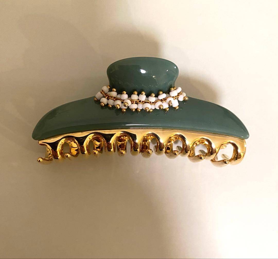 acca クリップ Mサイズ　グリーン系　ミント　翡翠色