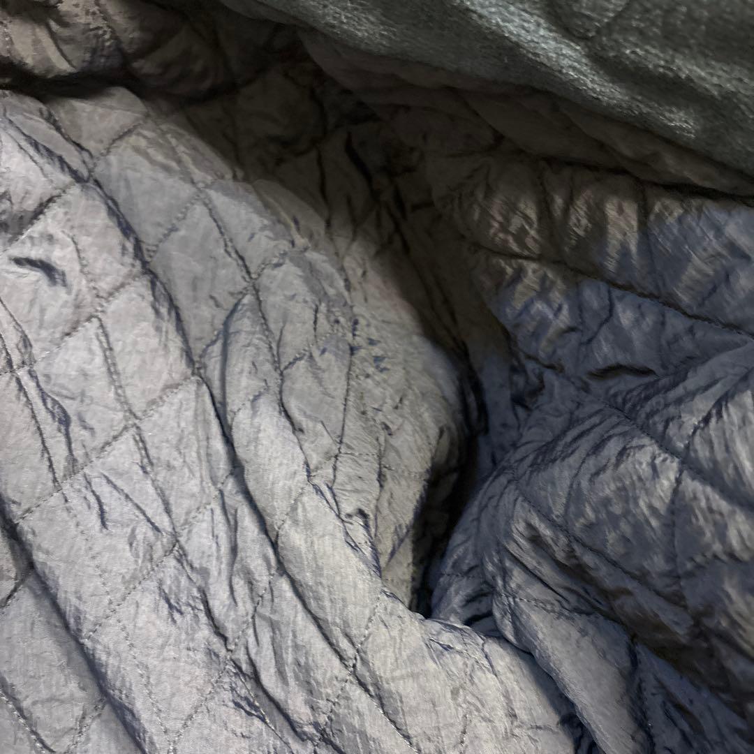 Christian Dior ダッフルコート　ブルー　キルティング　2way L