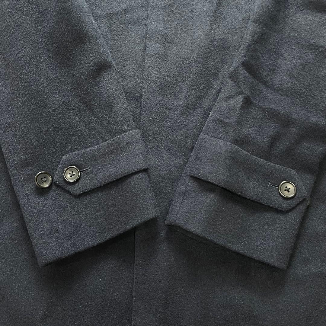 美品✨希少XL✨J.PRESS カシミヤロングステンカラーコート 近年 濃紺LL