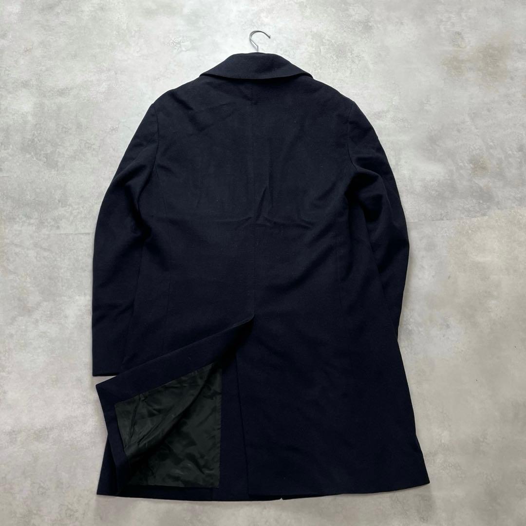 美品✨希少XL✨J.PRESS カシミヤロングステンカラーコート 近年 濃紺LL
