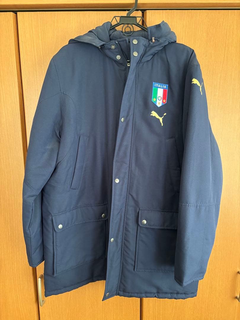 PUMA イタリア代表 ベンチコート ネイビー