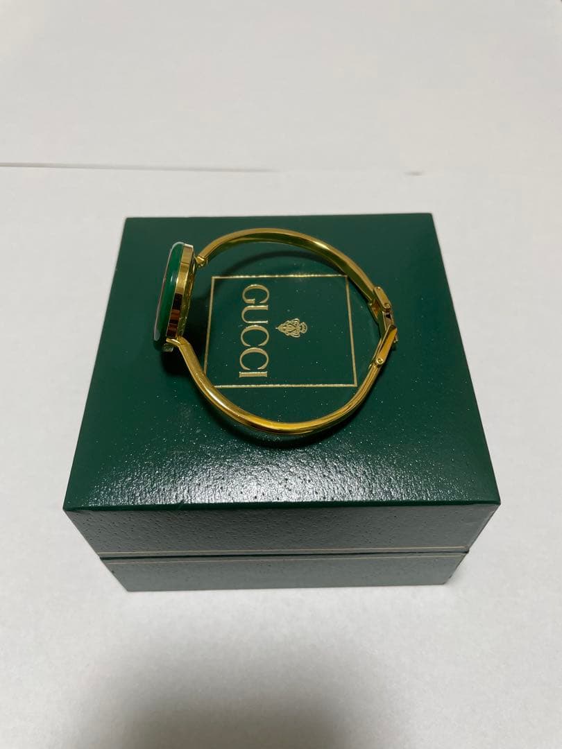 極美品 GUCCI グッチ チェンジベゼル12色完備 箱、保証書付き　稼働