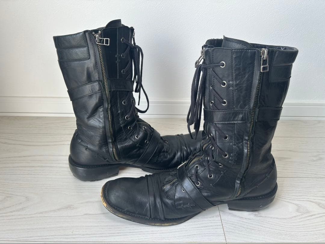 ギフチャークランプ　定番ベルトジップブーツ42