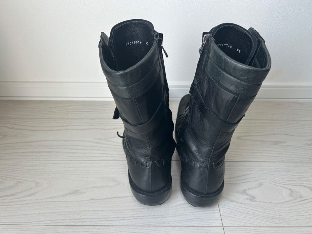 ギフチャークランプ　定番ベルトジップブーツ42